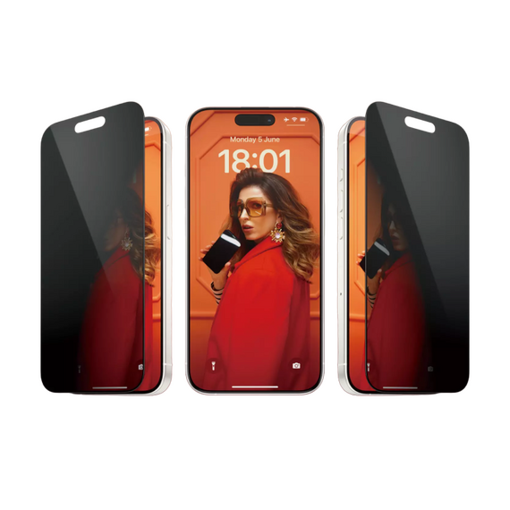 Sticlă de protecție PanzerGlass iPhone 15 Pro UWF Privacy wA, Transparent