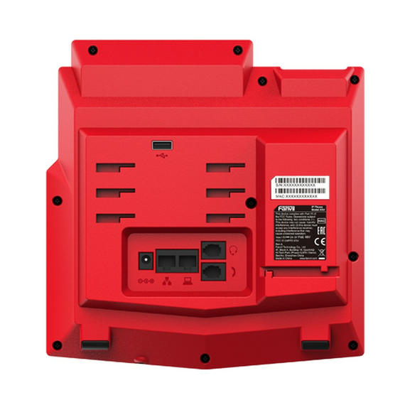 Telefon IP Fanvil X5U-R, Roșu, 2 image