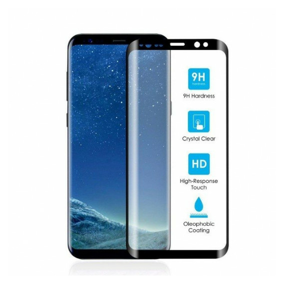 Sticlă de protecție Cellularline Tempered Glass - Samsung Galaxy S9+, Negru, 2 image