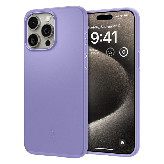 Husă Spigen iPhone 15 Pro Max Thin Fit, Iris violet