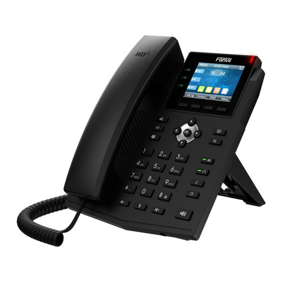 Telefon IP Fanvil X3U, Negru, 2 image