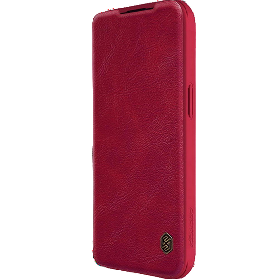 Husă tip carte Nillkin iPhone 15 Pro Max - Qin Pro, Roșu, 2 image