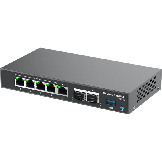 Router VPN Grandstream GCC6010, Negru, 2 image