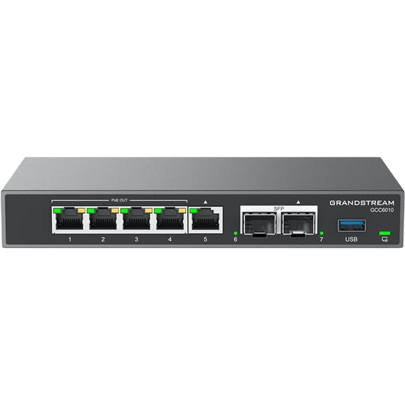 Router VPN Grandstream GCC6010, Negru