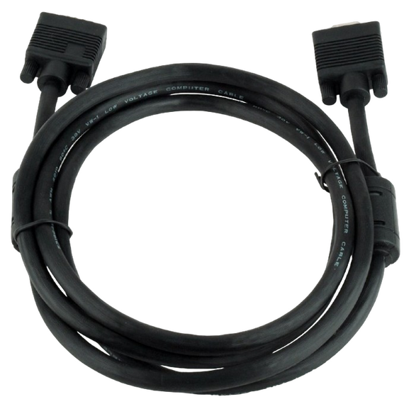 Cablu Video Cablexpert CC-PPVGAX-6B, VGA D-Sub (M) - VGA D-Sub (F), 1,8m, Negru, 4 image