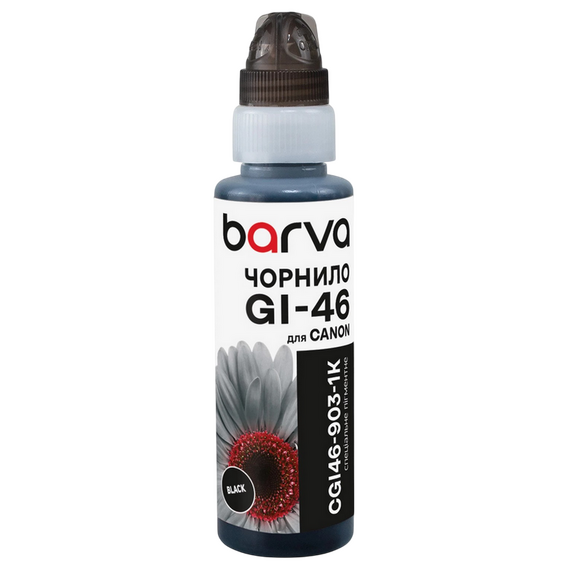 Recipient de cerneală Barva CGI46-903, 100ml, Negru