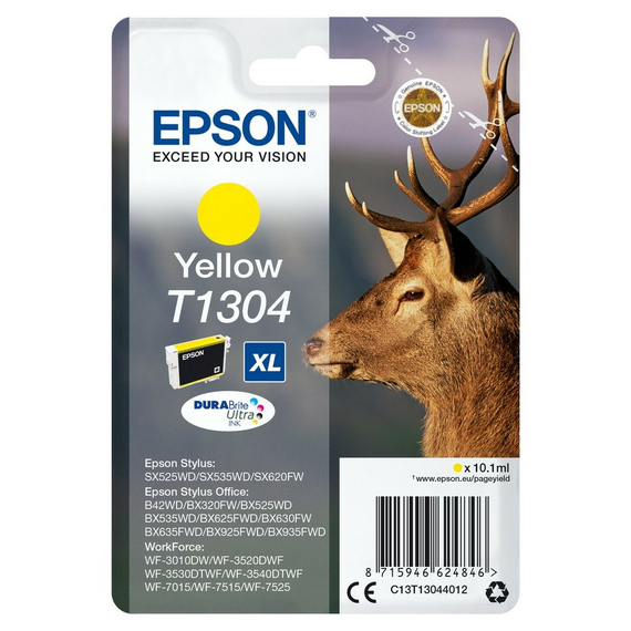 Cartuș de cerneală Epson C13T13044012, 10ml, Galben, 4 image