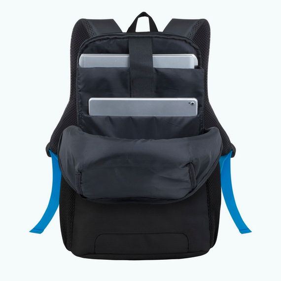 Rucsac pentru Laptop RivaCase Regent, 15.6", Poliester, Negru, 3 image