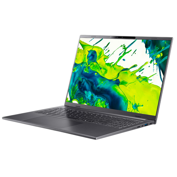 Laptop 16" Acer Aspire 16 AI OLED A16-52M, Steel Gray, Intel Core Ultra 7 258V, 32GB/1024GB, Linux eShell, 2 image