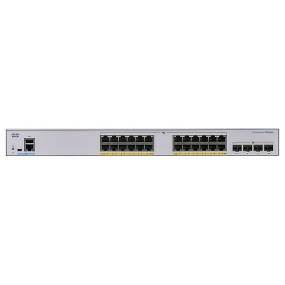 Switch de rețea Cisco CBS250-24P-4X, 24x 10/100/1000 Mbps, 4 image