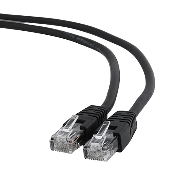 Patch cord Cablexpert PP6U-0.5M/BK, Cat6 UTP, 0,5m, Negru, 6 image