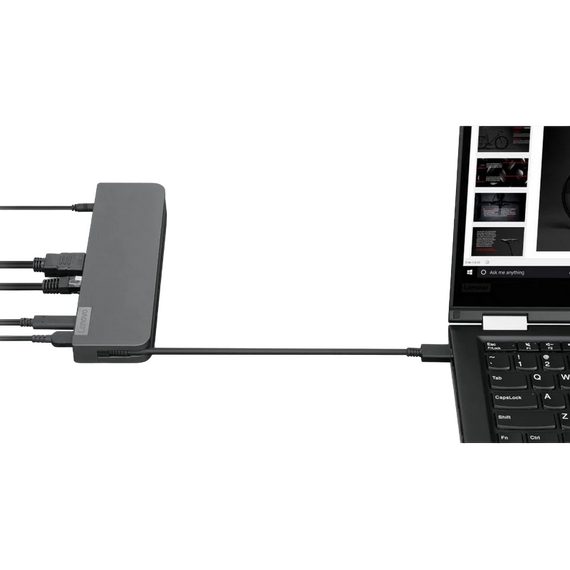 Stație Docking Lenovo Thinkpad USB-C Mini Dock, Gri, 4 image
