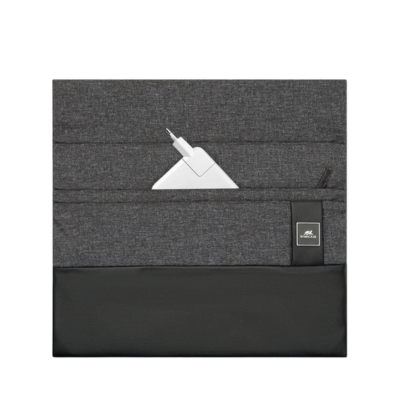 Husă universală pentru Laptop RivaCase Lantau, 15.6", Poliester, Negru, 8 image
