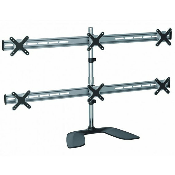 Suport birou pentru monitoare Reflecta PLANO DeskStand 23-1010 S, Argintiu, 3 image