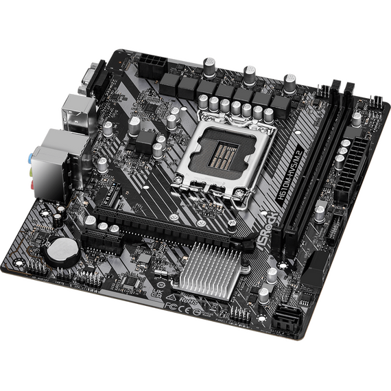 Placă de bază ASRock H610M-HVS/M.2 R2.0, LGA1700, Intel H610, Micro-ATX, 5 image