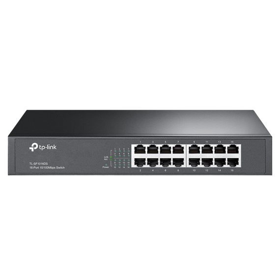 Switch de rețea TP-LINK TL-SF1016DS, 16 x 10/100Mbps