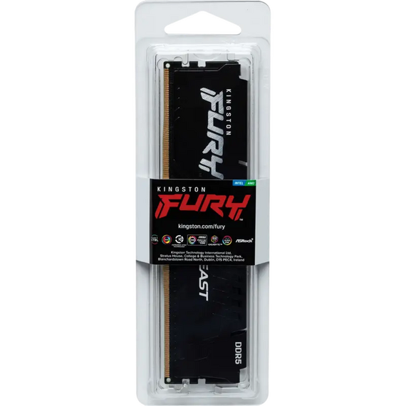 Memorie RAM Kingston FURY Beast, DDR5 SDRAM, 5600 MHz, 32GB, KF556C36BBE-32, 3 image