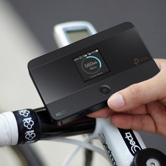 Wi-Fi Router mobil TP-LINK M7350, 2G, 3G, 4G, Negru, 4 image