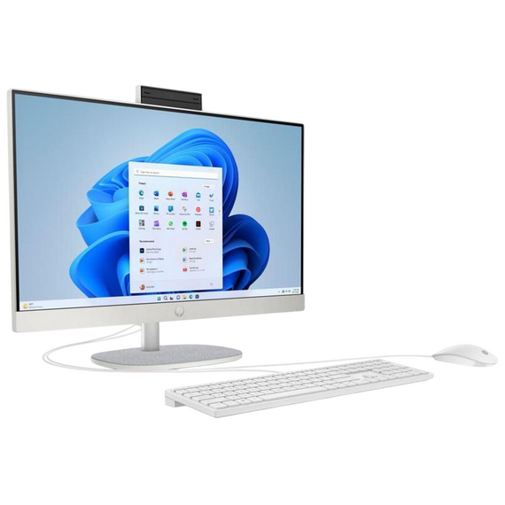 Computer All-in-One HP 27-cr1060ci , 27", Intel Core Ultra 5 125U, 16GB/512GB, FreeDOS, Shell White, 3 image