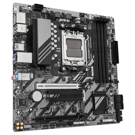 Placă de bază Gigabyte B850M D3HP, AM5, AMD B850, Micro-ATX, 2 image