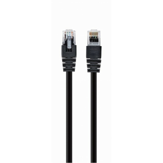 Patch cord Cablexpert PP6U-0.5M/BK, Cat6 UTP, 0,5m, Negru, 5 image