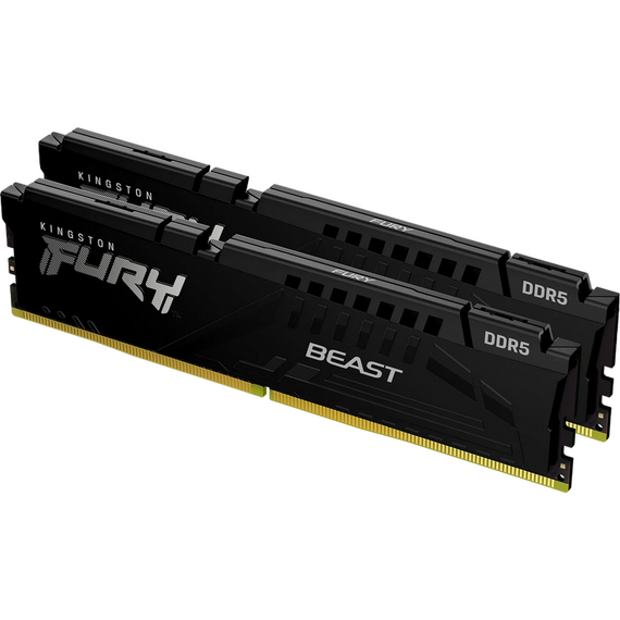 Memorie RAM Kingston FURY Beast, DDR5 SDRAM, 6000 MHz, 32 GB, KF560C30BBEK2-32