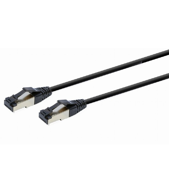 Patch cord Cablexpert PP8-LSZHCU-BK-15M, Cat8 S/FTP, 15m, Negru, 6 image