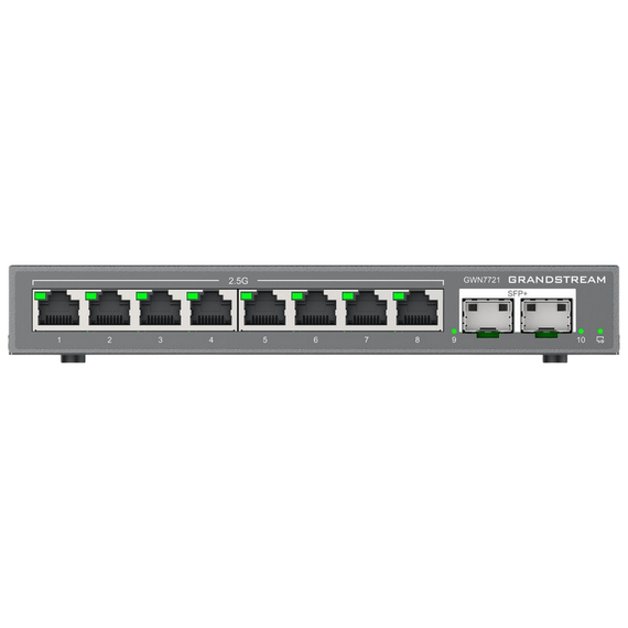Switch de rețea Grandstream GWN7721, 8x 2.5Gigabit Ethernet