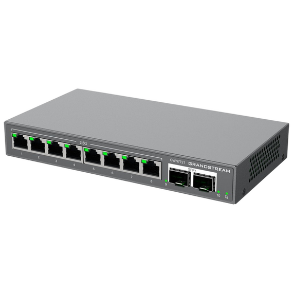 Switch de rețea Grandstream GWN7721, 8x 2.5Gigabit Ethernet, 3 image