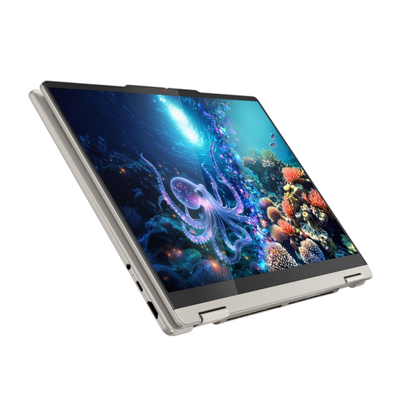 Laptop 14" Lenovo Yoga 7 2-in-1 14APK10, Seashell, AMD Ryzen AI 7 350, 24GB/1024GB, Fără SO, 3 image