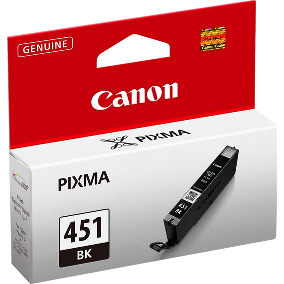 Cartuș de cerneală Canon CLI-451Bk, 7ml, Negru, 2 image