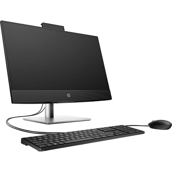 Computer All-in-One HP ProOne 440 G9, 23,8", Intel Core i3-14100T, 8GB/512GB, FreeDOS, Negru, 3 image