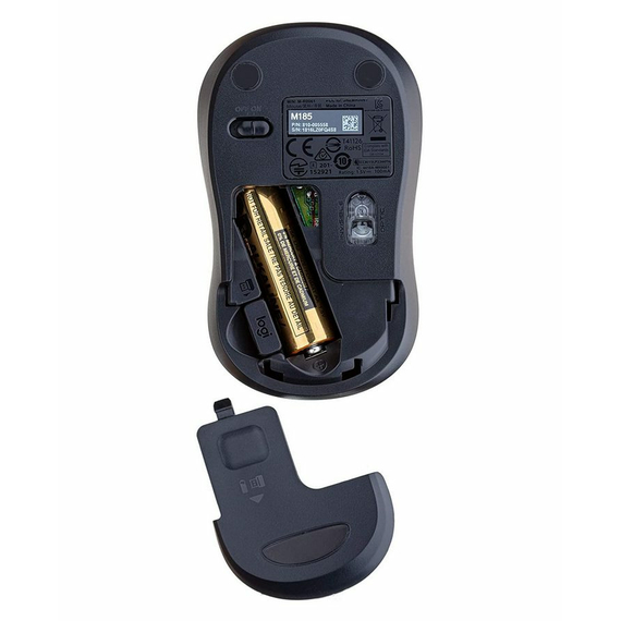 Mouse Wireless Logitech M185, Gri, 9 image