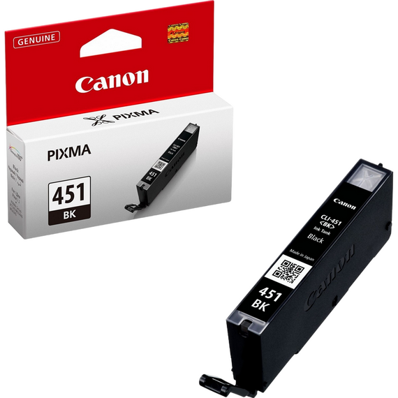 Cartuș de cerneală Canon CLI-451Bk, 7ml, Negru, 5 image