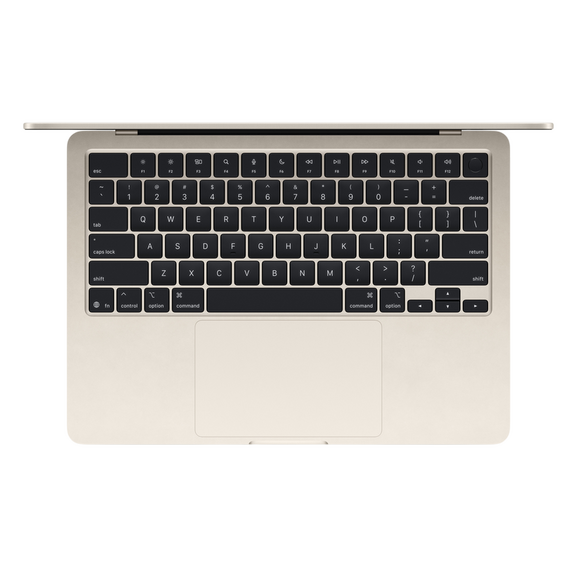 Laptop 15,3" Apple MacBook Air A3241, Starlight, M4 with 10-core CPU and 10-core GPU, 24GB/512GB, macOS Sequoia, 4 image
