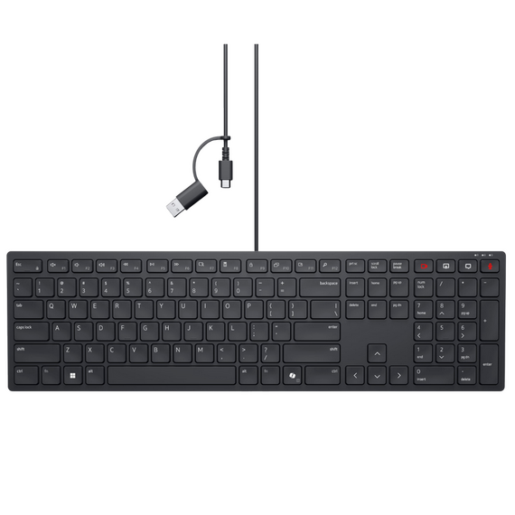 Tastatură DELL KB525C, Cu fir, Negru