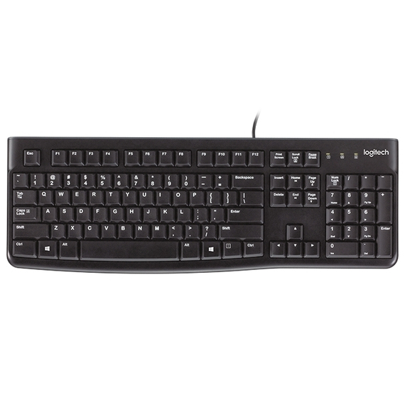 Tastatură Logitech K120, Cu fir, Negru, 7 image