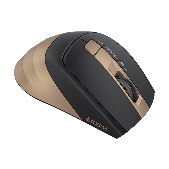 Mouse Wireless A4Tech FG35, Negru | Bronz, 6 image