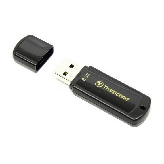 Memorie USB Transcend JetFlash 350, 8GB, Negru, 7 image