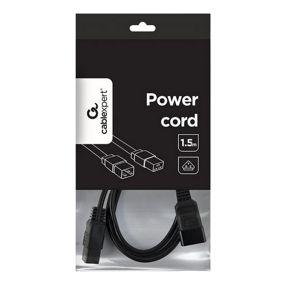 Cablu de alimentare Cablexpert PC-189-C19, 1,5m, Negru, 4 image