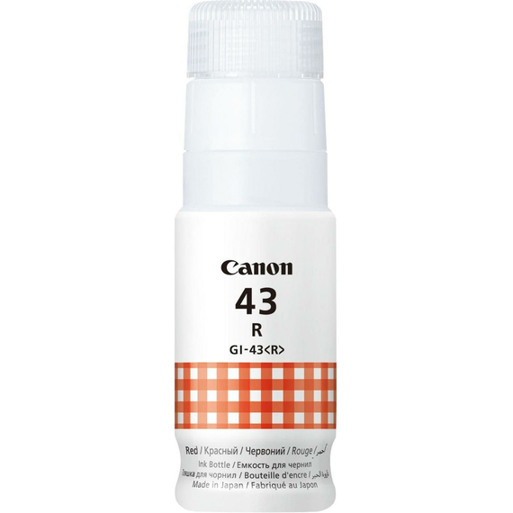 Recipient de cerneală Canon GI-43, 60ml, Roșu