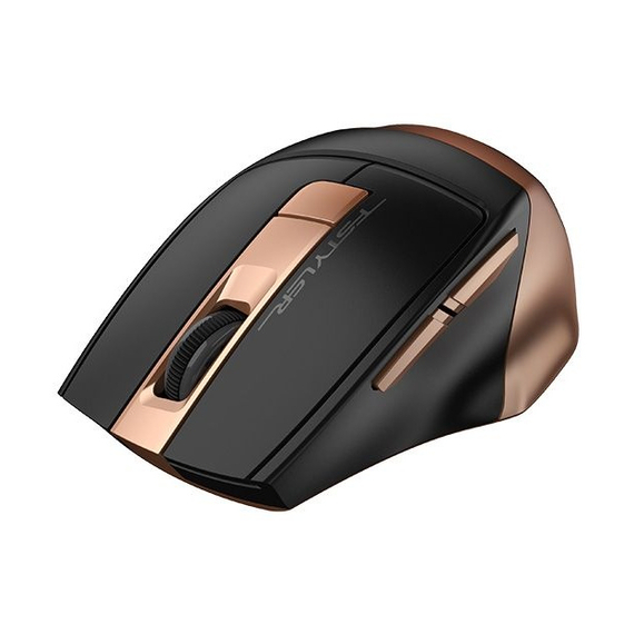 Mouse Wireless A4Tech FG35, Negru | Bronz, 3 image