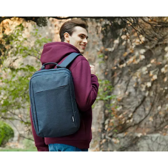 Rucsac pentru Laptop Lenovo B210, 15.6", Poliester, Gri, 9 image