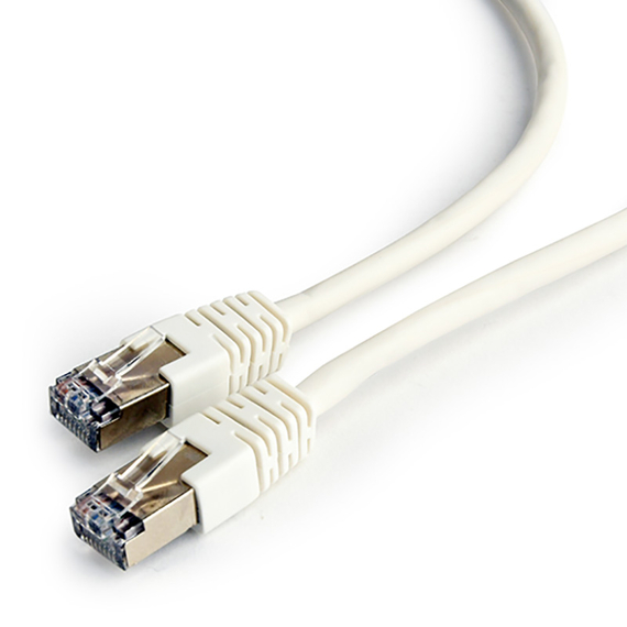 Patch cord Cablexpert PP6-0.5M/W, Cat6 FTP , 0,5m, Alb, 6 image