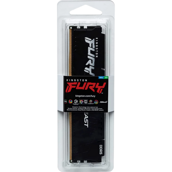 Memorie RAM Kingston FURY Beast, DDR5 SDRAM, 6000 MHz, 16GB, KF560C30BBE-16, 6 image