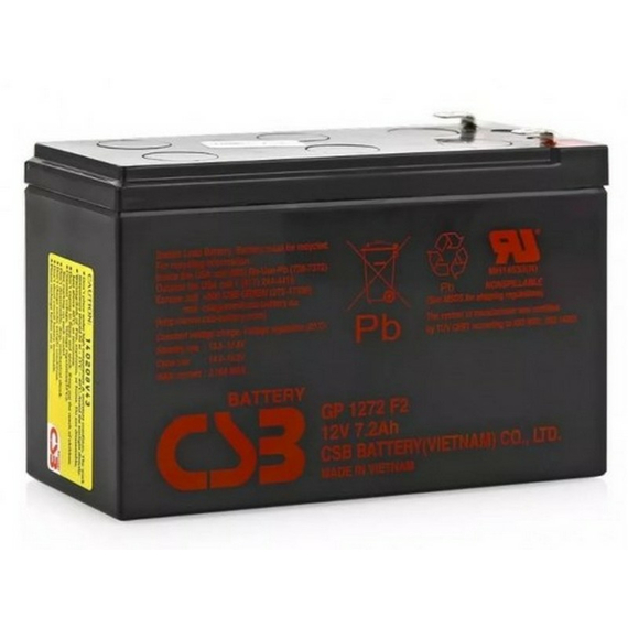 Acumulator UPS CSB GP-1272F2, 12V 7,2, 3 image