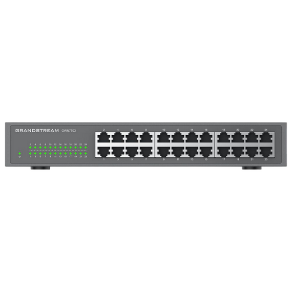 Switch de rețea Grandstream GWN7703, 24x 10/100/1000 Mbps, 4 image