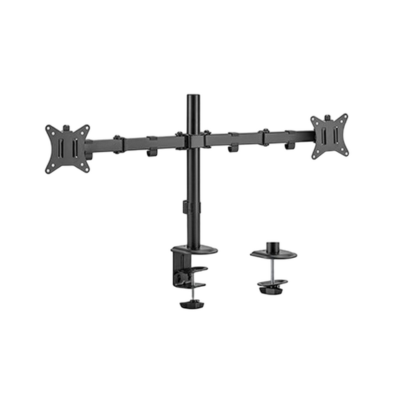 Suport birou pentru monitoare Gembird MA-D2-01, Negru