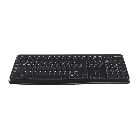 Tastatură Logitech K120, Cu fir, Negru, 3 image