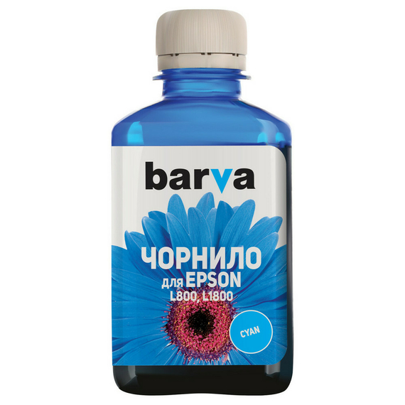 Recipient de cerneală Barva PN-EL800N, 180ml, Cyan